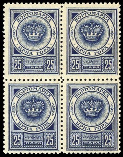 1913, Montenegro, (4), **