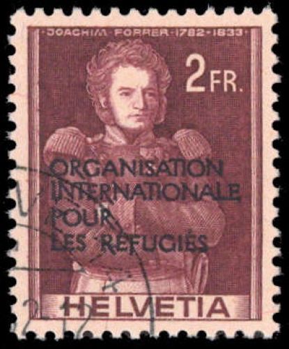 1950, Schweiz Internationale Flüchtlingsorganisation OIR, 1-8, ...