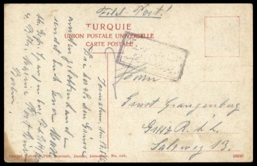 1916, Deutsche Auslandspost Türkei, Brief
