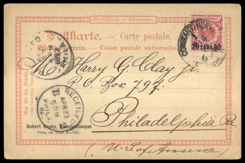 1892, Deutsche Auslandspost Türkei, 2, Brief