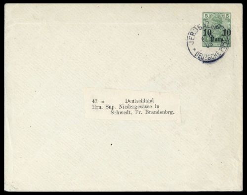 1905, Deutsche Auslandspost Marokko, U 4, Brief