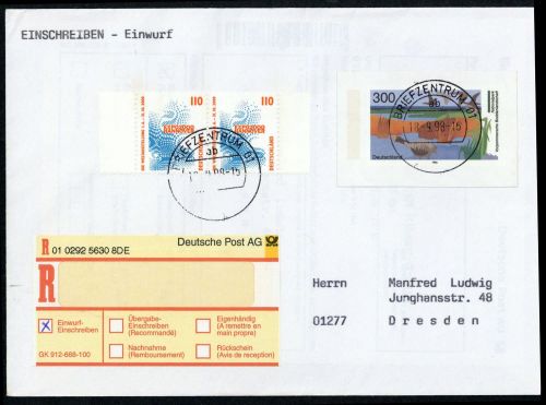 1998, Bundesrepublik Deutschland, 2009 (2) u.a., Brief