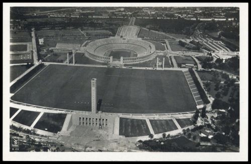 1936, Sport u. Spiel,Olympia Berlin 1936,Werbepostkarten, Brief