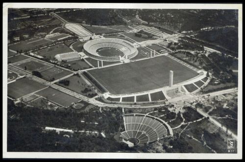 1936, Sport u. Spiel,Olympia Berlin 1936,Werbepostkarten, Brief
