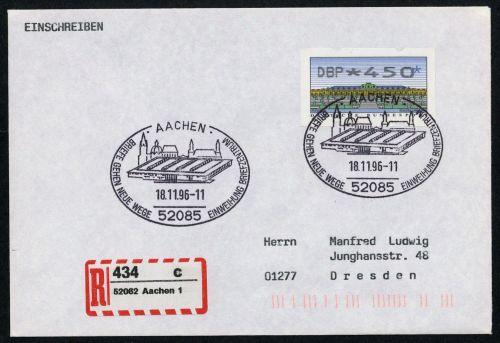 1996, Bundesrepublik Deutschland, 2, Brief
