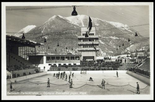 1936, Sport u. Spiel,Olympia 1936 Garmisch,, Brief