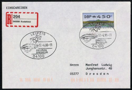 1996, Bundesrepublik Deutschland, 2, Brief