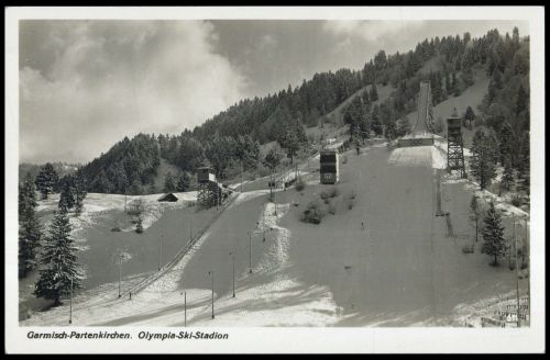 1936, Sport u. Spiel,Olympia 1936 Garmisch,, Brief