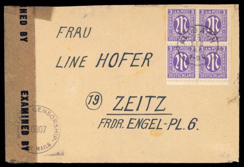 1946, Bizone, 1 (4), Brief