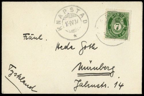 1937, Norwegen, 97, Brief