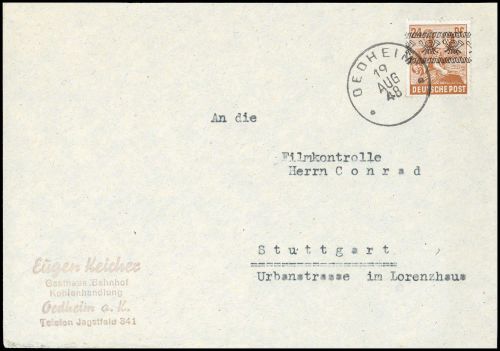 1948, Bizone, 44 I, Brief