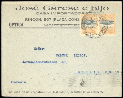 1919, Uruguay, 228 (2), Brief