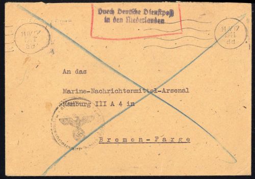 1944, Deutsches Reich, Brief