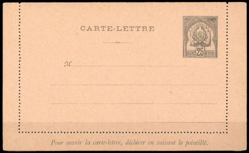 1888, Tunesien, K 4, Brief