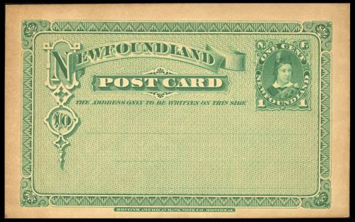 1880, Neufundland, P 3, Brief