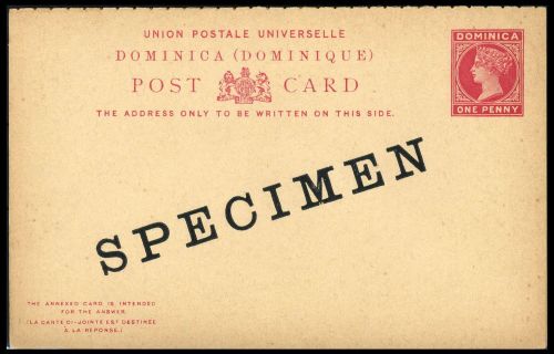 1886, Dominica, P 5, Brief