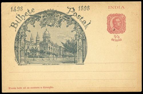 1898, Portugiesisch Indien, P 8, Brief