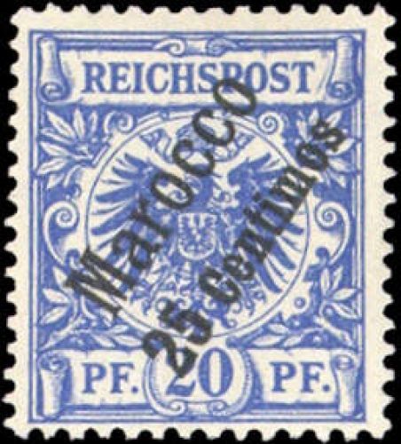 1899, Deutsche Auslandspost Marokko, 4, *