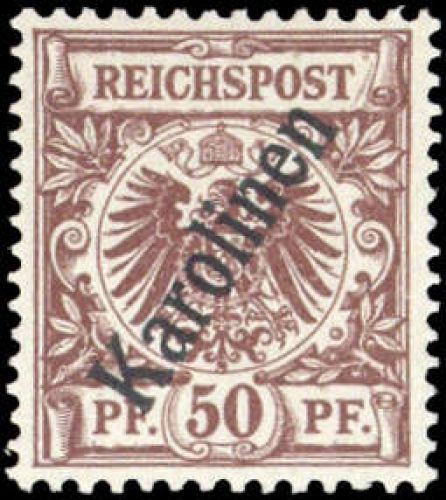 1900, Deutsche Kolonien Karolinen, 6 II, *