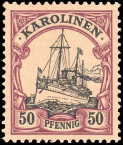 1900, Deutsche Kolonien Karolinen, 14 Dzf, *
