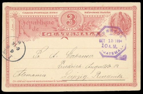 1890, Guatemala, P 5, Brief