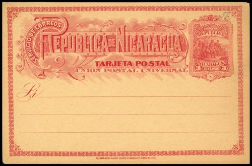 1892, Nicaragua, P 17, Brief