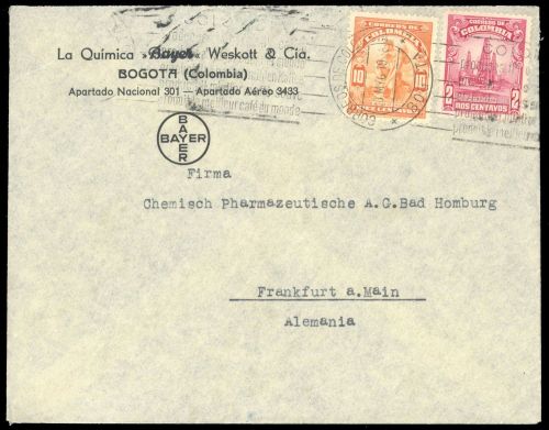 1935, Kolumbien, 367-68, Brief