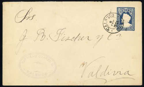 1900, Chile, U 9 b, Brief