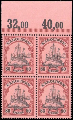 1900, Deutsche Kolonien Karolinen, 15 (4) P, **