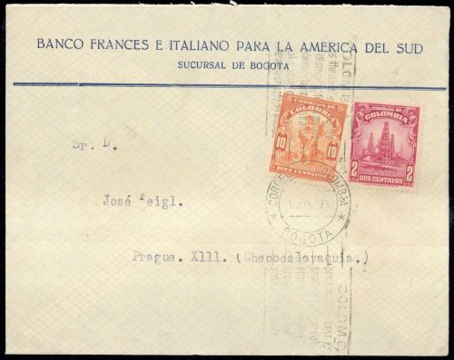 1935, Kolumbien, 367-68, Brief