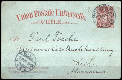 1887, Chile, P 17, Brief