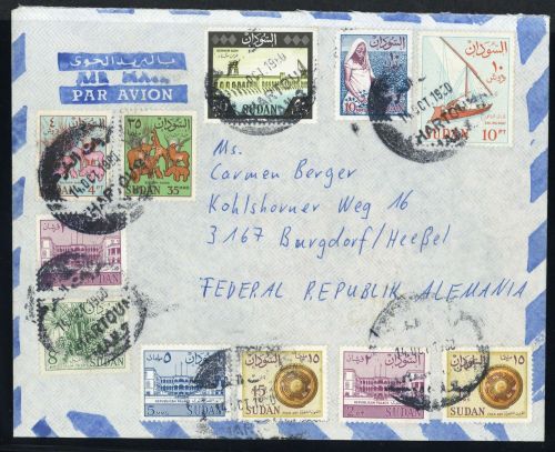 1962, Sudan, 191 u.a., Brief