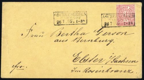 Altdeutschland Norddeutscher Postbezirk, 16, Brief