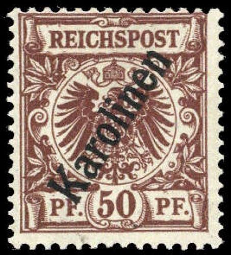 1900, Deutsche Kolonien Karolinen, 6 II, *