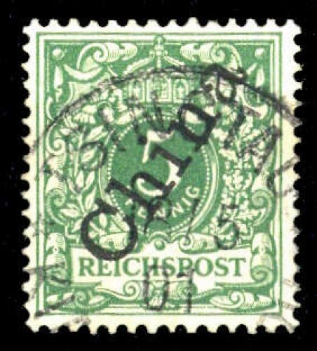1901, Deutsche Kolonien Kiautschou, Vorläufer, M 2 II, gest.