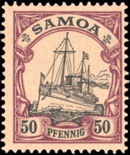 1900, Deutsche Kolonien Samoa, 14 Dzf, *