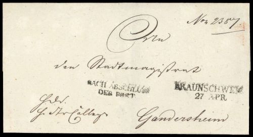 Altdeutschland Braunschweig, Brief