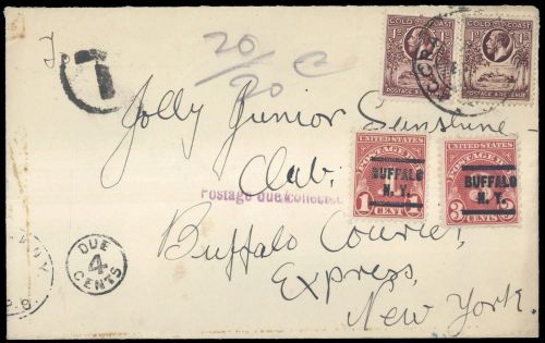 1928, Goldküste, 89 (2), Brief