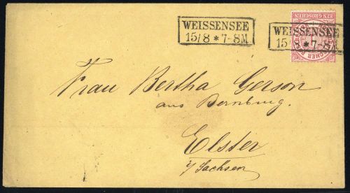 Altdeutschland Norddeutscher Postbezirk, 16, Brief
