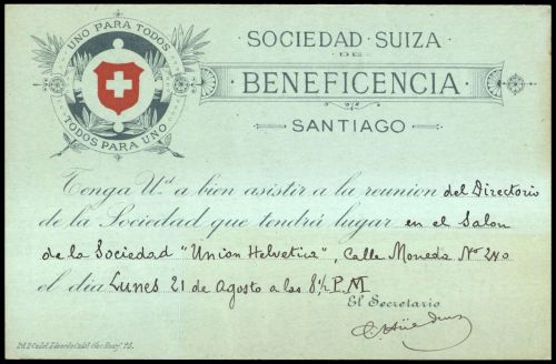 1887, Chile, P 12, Brief