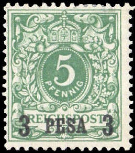 1893, Deutsche Kolonien Ostafrika, 2, *