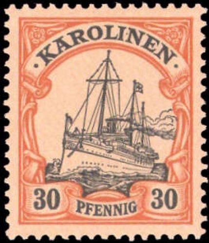 1900, Deutsche Kolonien Karolinen, 12 Dzf, **