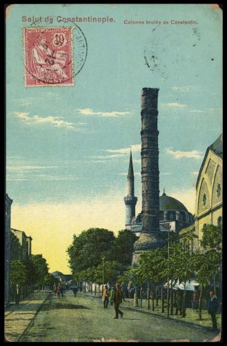 1902, Französische Post in der Levante, 13, Brief