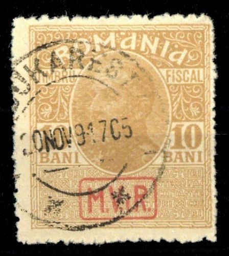1917, Deutsche Besetzung I. WK Rumänien, ZZ 7 y, gest.
