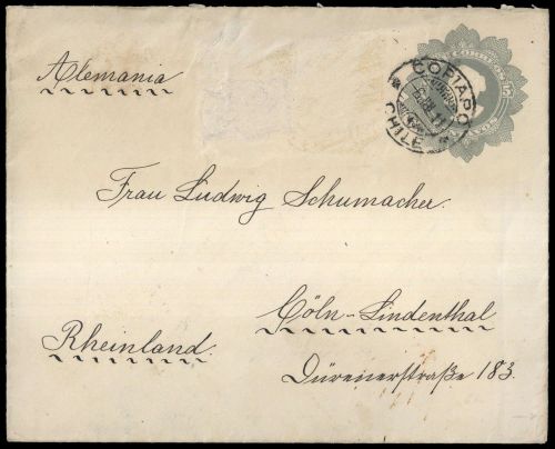 1907, Chile, U 14 a u.a., Brief