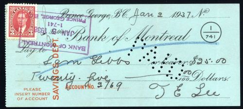 1937, Canada, 199 A