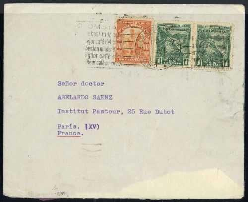 1935, Kolumbien, 368, 370 (2), Brief