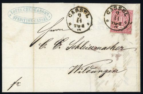 Altdeutschland Thurn und Taxis, NDP 16, Brief