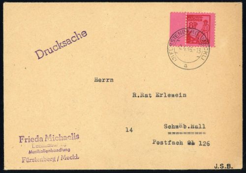 1945, SBZ Mecklenburg Vorpommern, 11 x, Brief