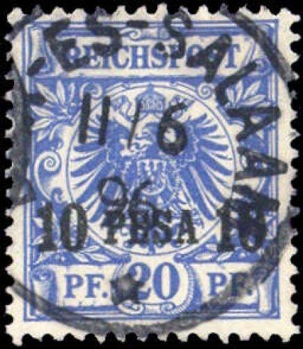 1893, Deutsche Kolonien Ostafrika, 4, gest.